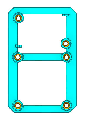 M3 heat-set inserts in the EBB42 board sled