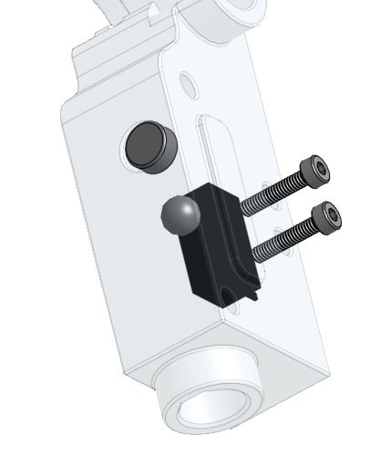 Pre-gate limit switch installed and wired in the gate body