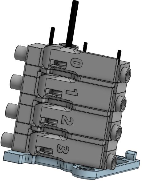 Fitting idler doors onto the gate assembly
