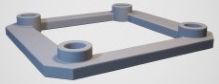 Spacer x3 - MMX printed part